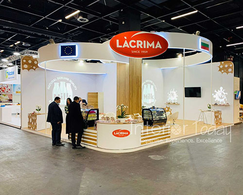 Messestand Installation